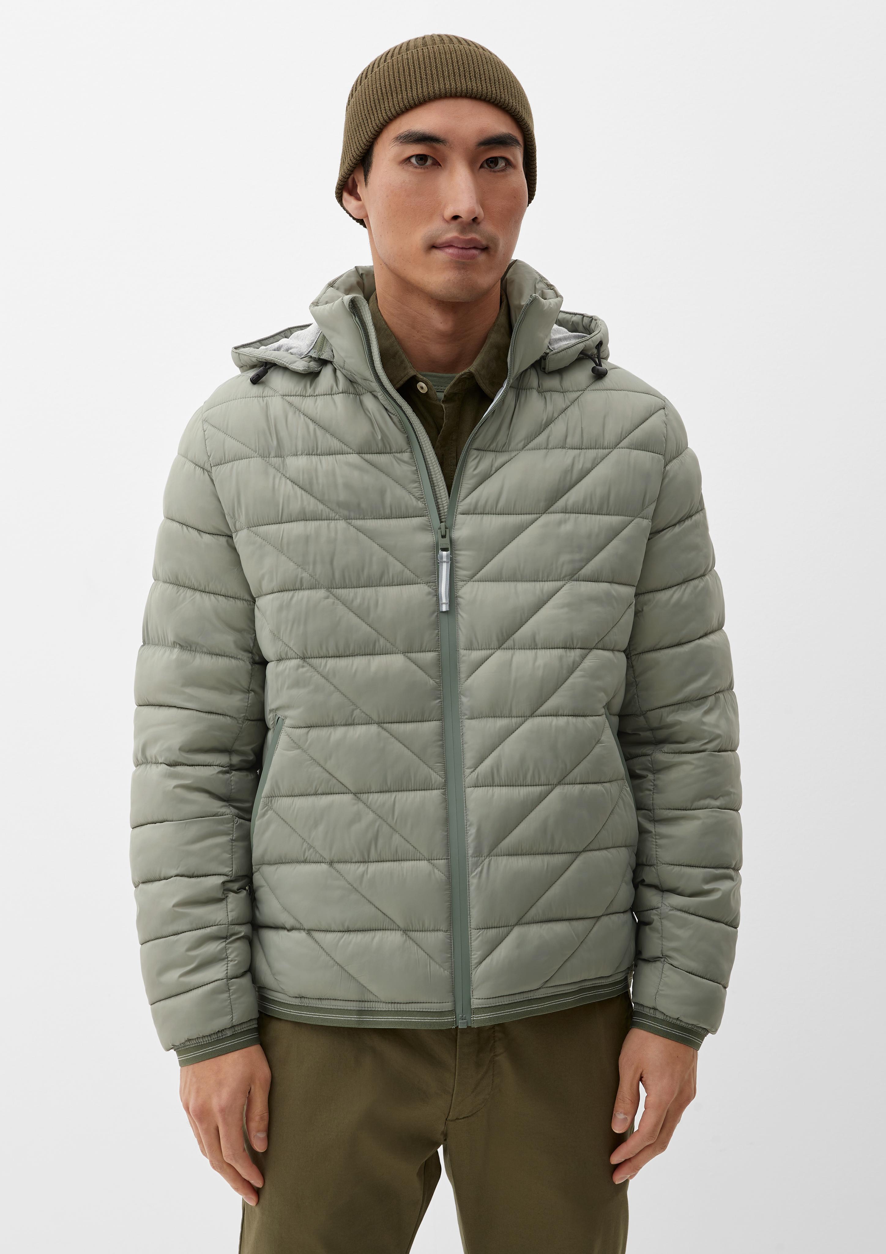 Steppjacke mit abnehmbarer Kapuze  2127131-7802
