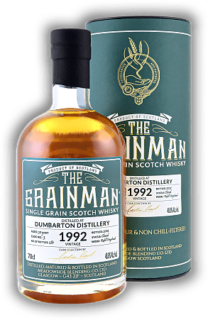 Dumbarton The Grainman 30 Years 1992/2022 Refill Hogshead No. 3 48,8% Dumbarton The Grainman 30 Years 1992/2022 Refill Hogshead No. 3 48,8%  Jahrgang 92/22 - 0,7	 Liter - Vol 48,8%