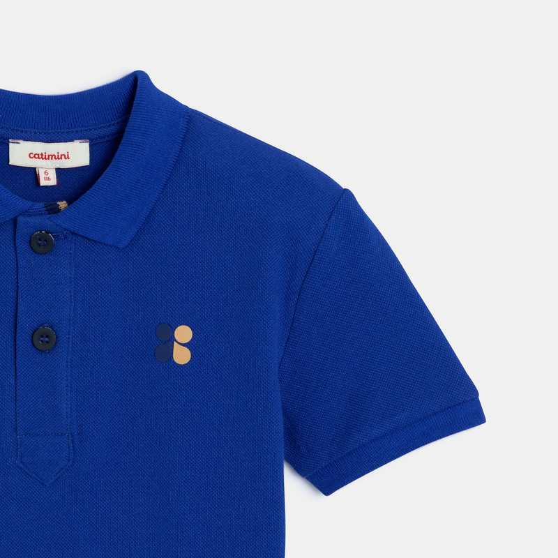 Polo garçon bleu Catimini