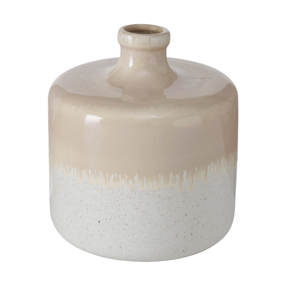 Vase Karmina beige/weiß