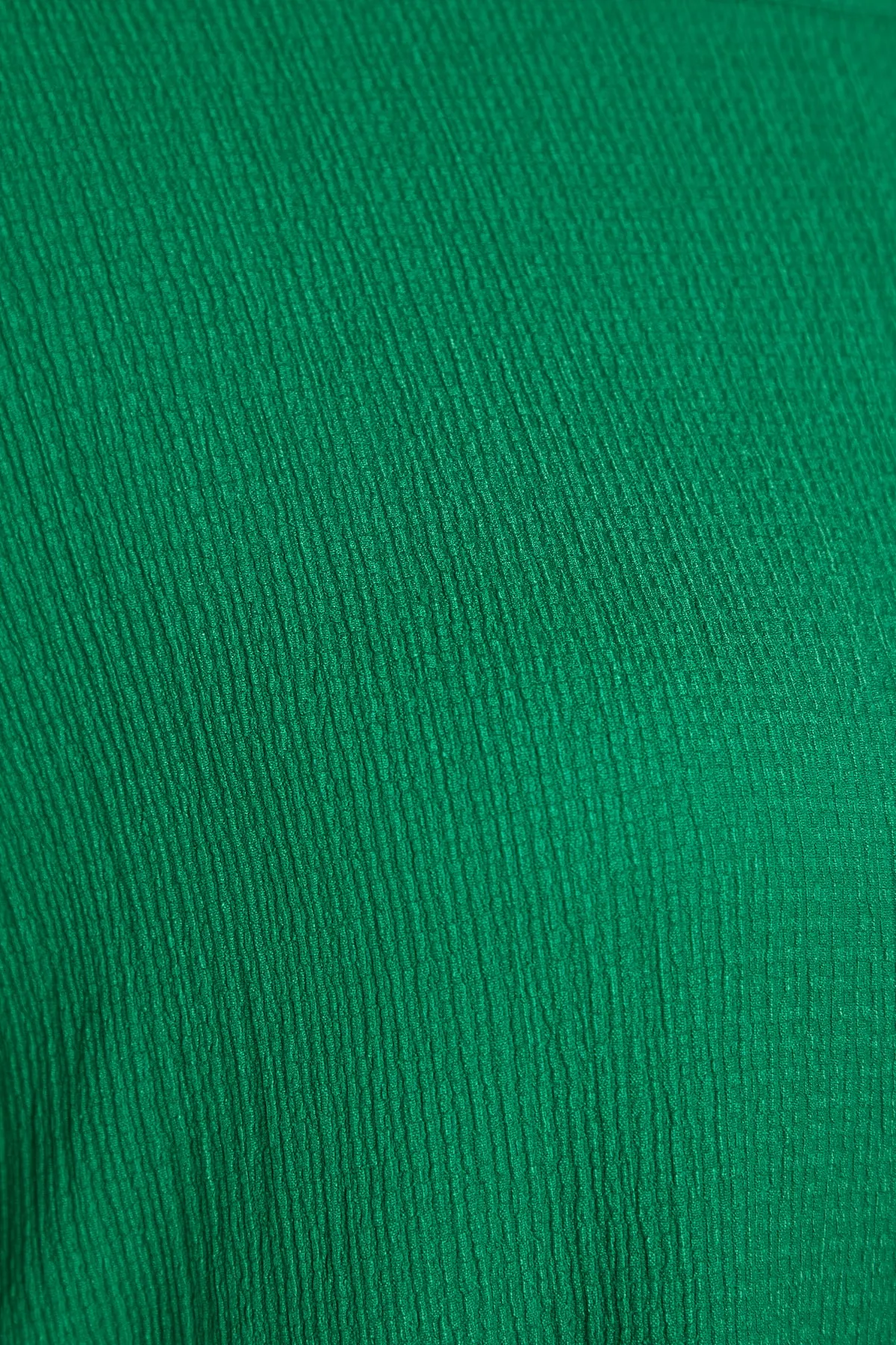 Trendyol Curve  Grünes, detailliertes Strickkleid mit A-Linien-Ausschnitt TBBSS22EL2986