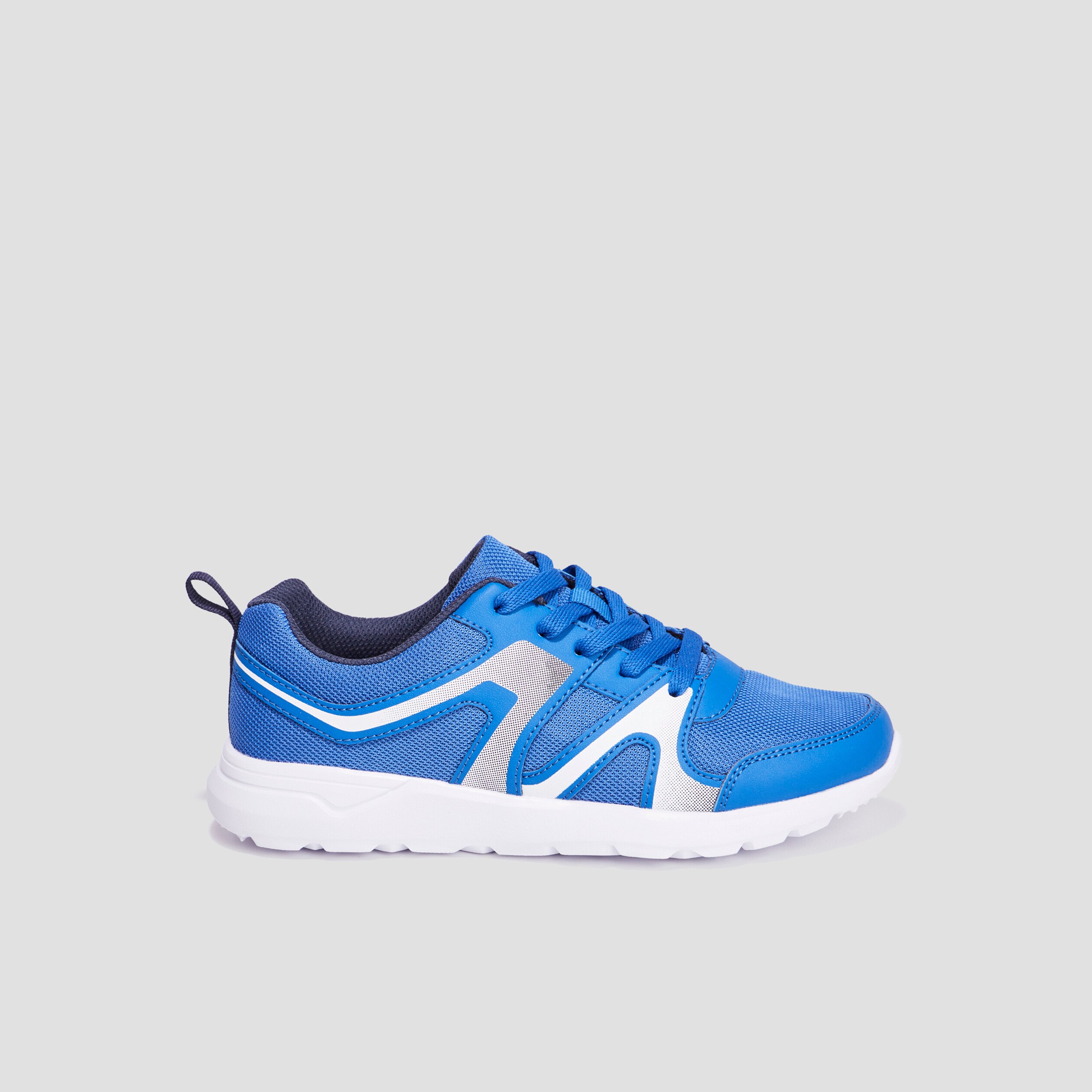 Baskets running à lacets Rexited bleu garçon | La Halle