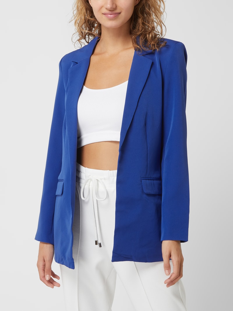 Blazer mit Reverskragen Modell 'Bossy' in royalblau