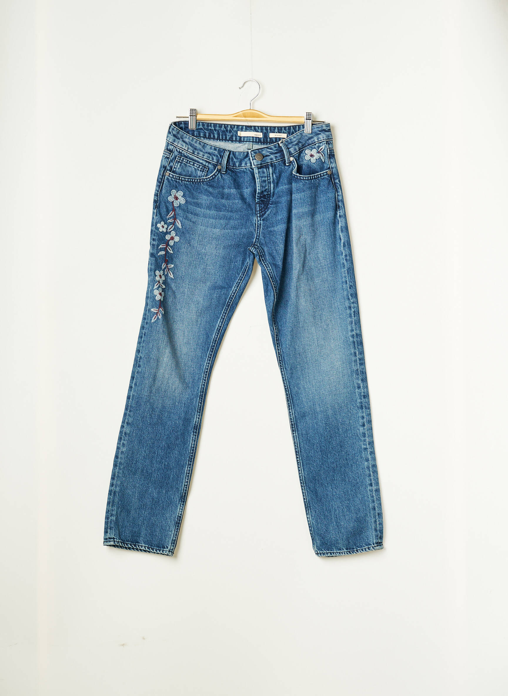 Mexx Jeans Coupe Droite Femme couleur bleu
