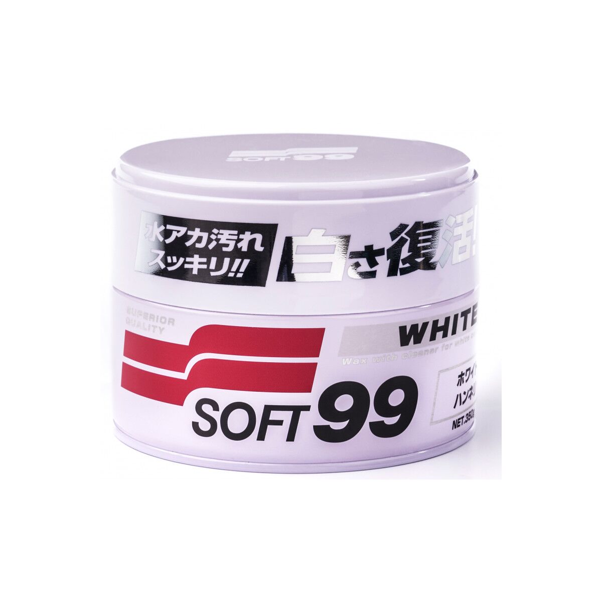 Soft99 White Wax weiches Autowachs 350g