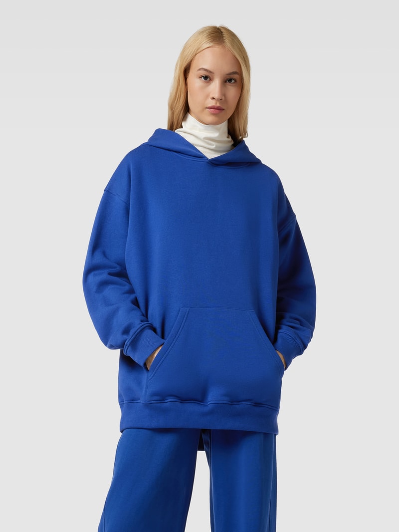 Oversized Hoodie mit Kapuze in royalblau