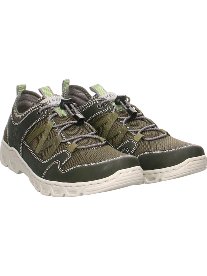 rieker Freizeit Schnürer für Herren in khaki in khaki günstig kaufen