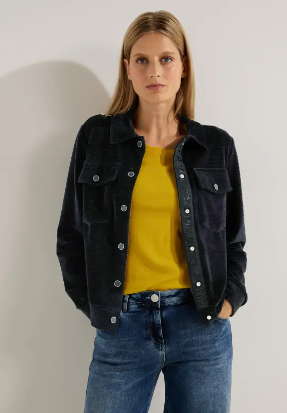 CECIL Cordjacke mit Brusttaschen