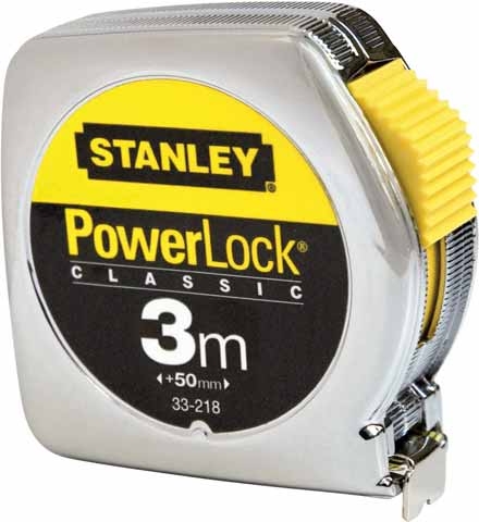 Stanley 0-33-218 Powerlock Maßband 3 m - 12,7 mm Metall