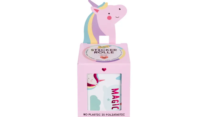 folia Stickerrolle UNICORN 352 Teile 4 m