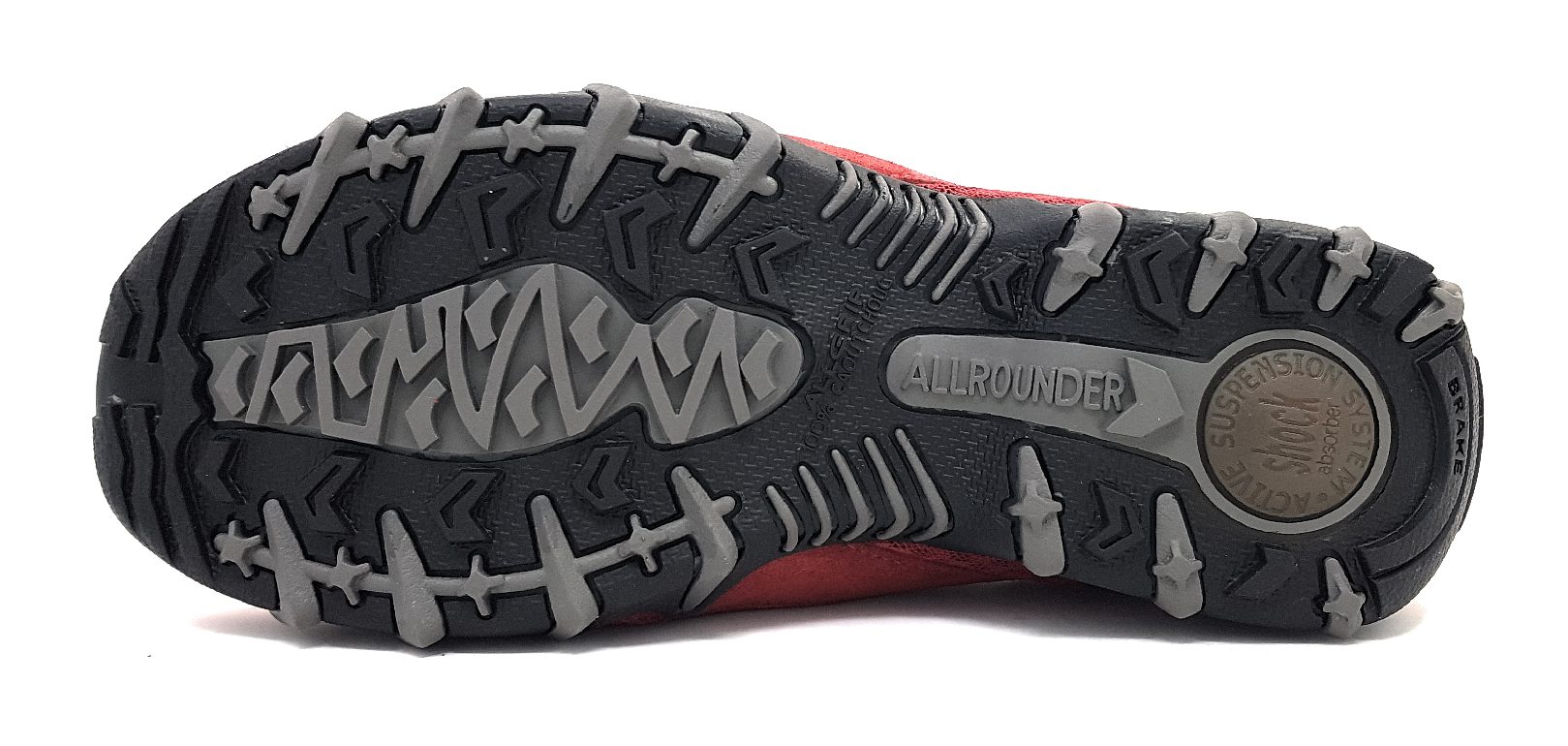 Allrounder by Mephisto Niro C. Suede P2007638 Rot 48 Chili Pepper Red
