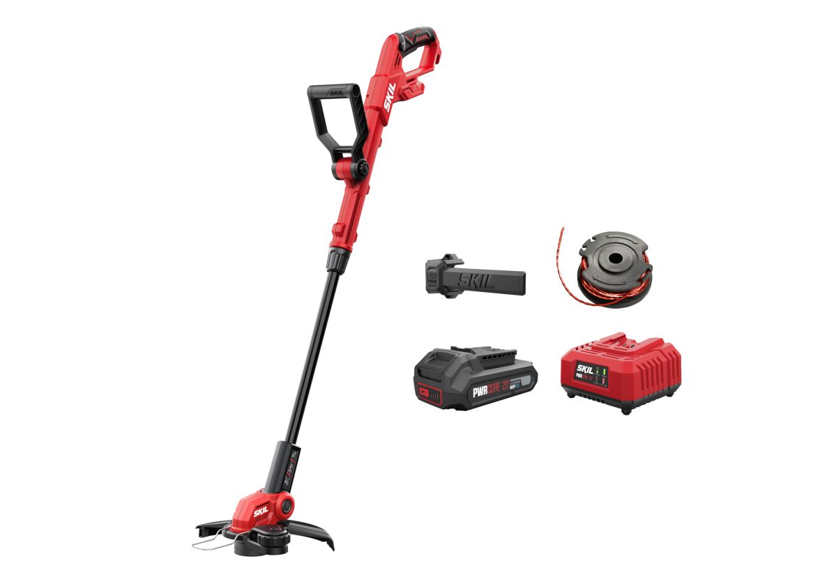 SKIL GT1E0241AA Græstrimmer 30 cm 20V børsteløs inkl. 2,0 Ah batteri og oplader