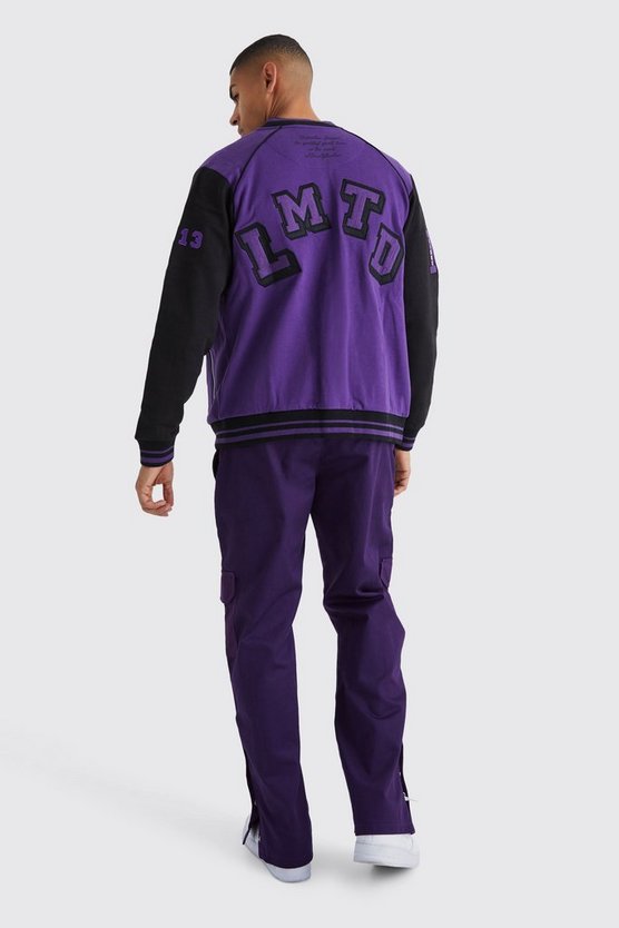 Slim-Fit Colorblock Cargo-Hose