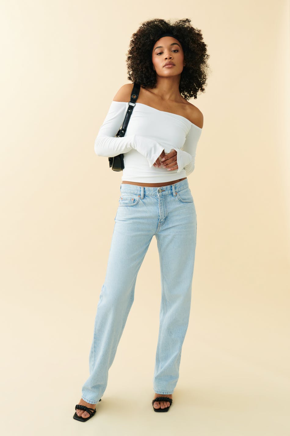 Soft touch off shoulder top