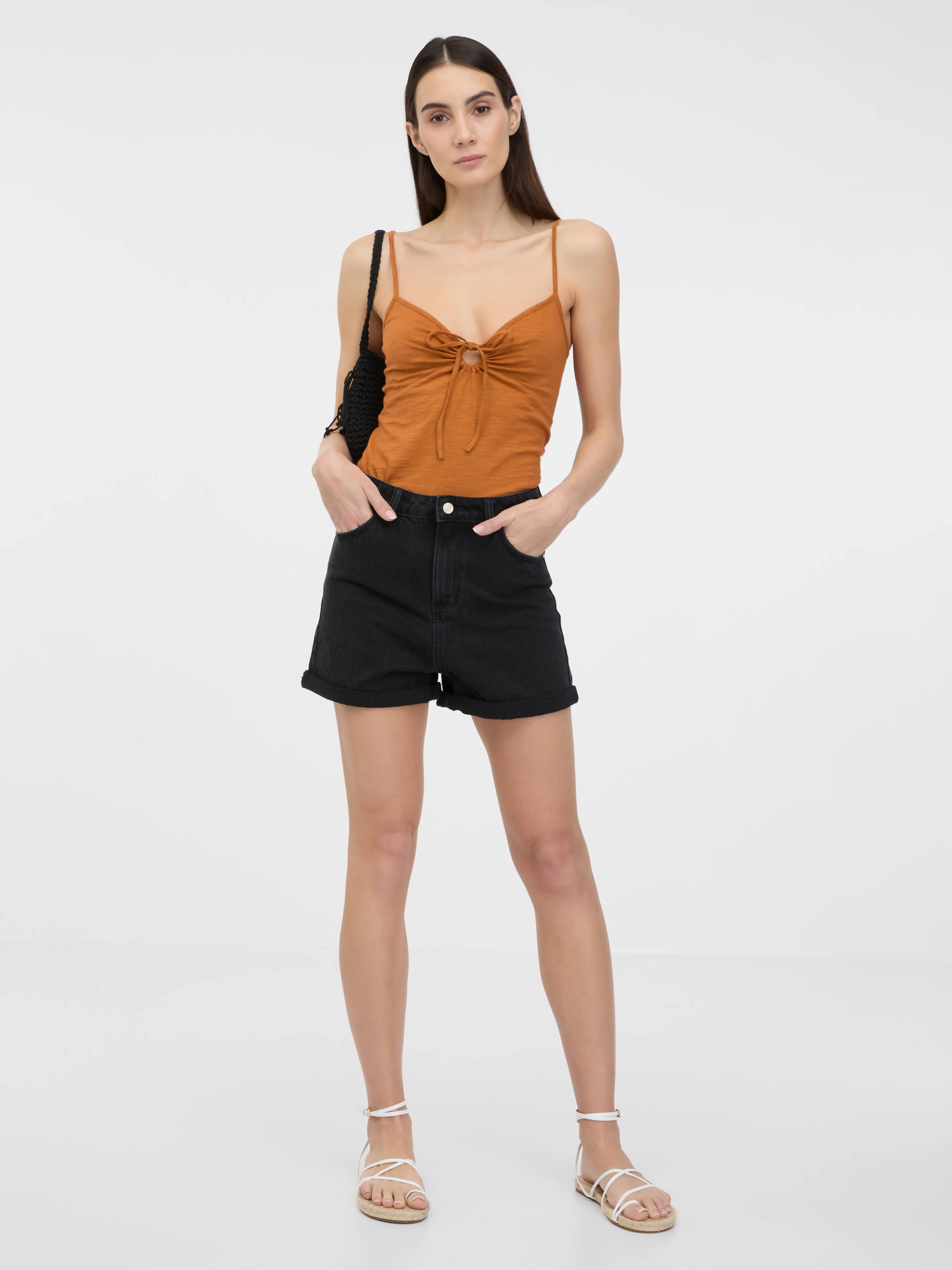 Braunes Damen-Top ORSAY