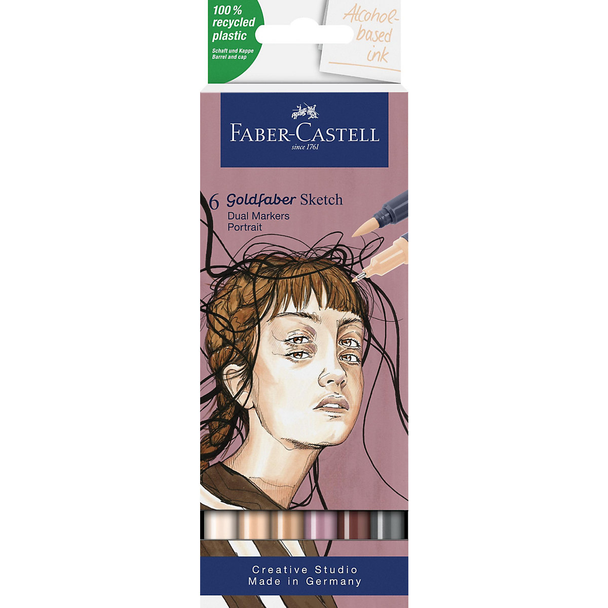 Sketch Marker Goldfaber, 6 Farben
