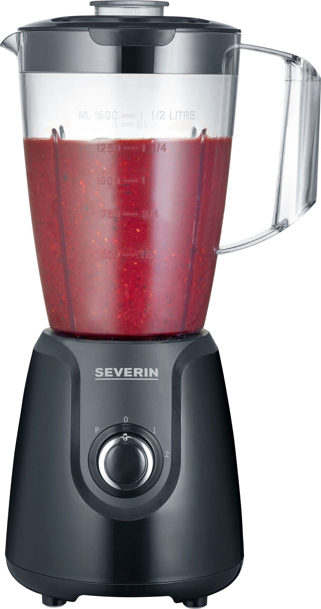 Severin Standmixer SM 3707, 600 W, frischer Vitamingenuss auf Knopfdruck