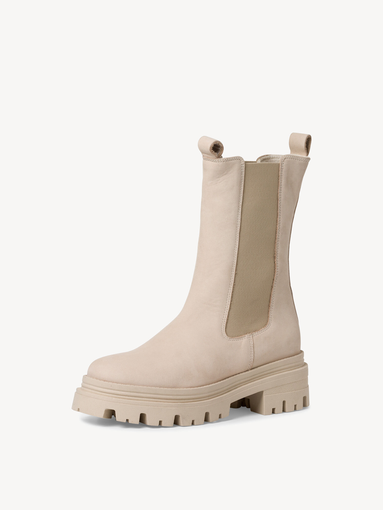 Bottine Chelsea en cuir - marron