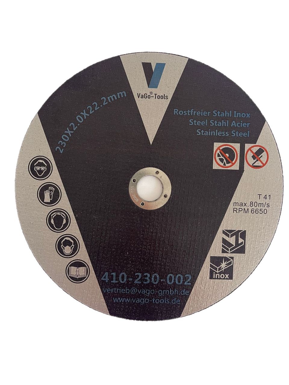 Vago-Tools Trennscheiben Flexscheiben 230mmx2mm Edelstahl Metall Stahl 20 Stück