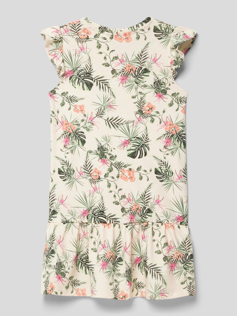 Kleid mit floralem Print Modell 'FLOENCE' in hellrosa