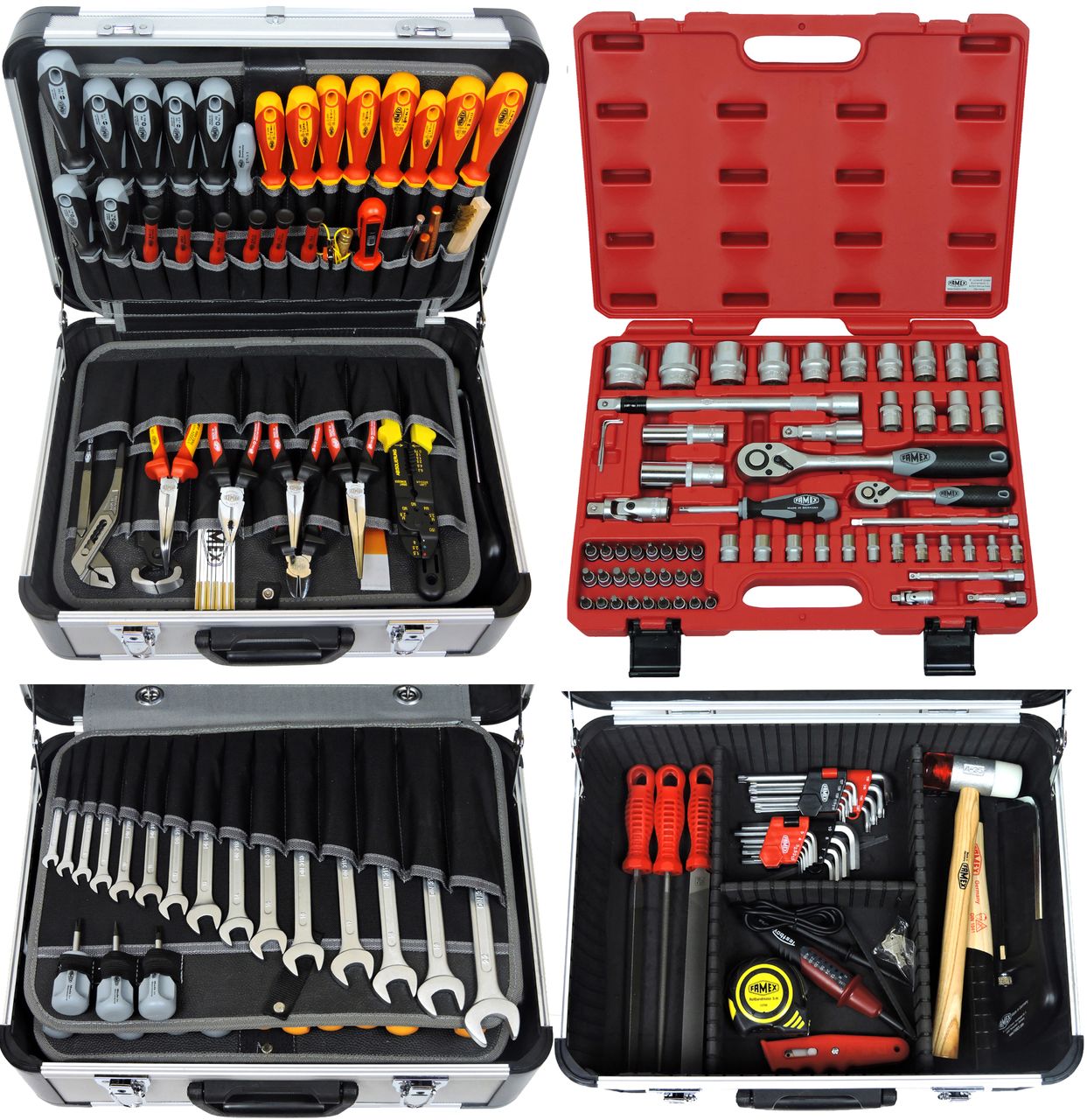 FAMEX Alu Werkzeugkoffer Set 418-20