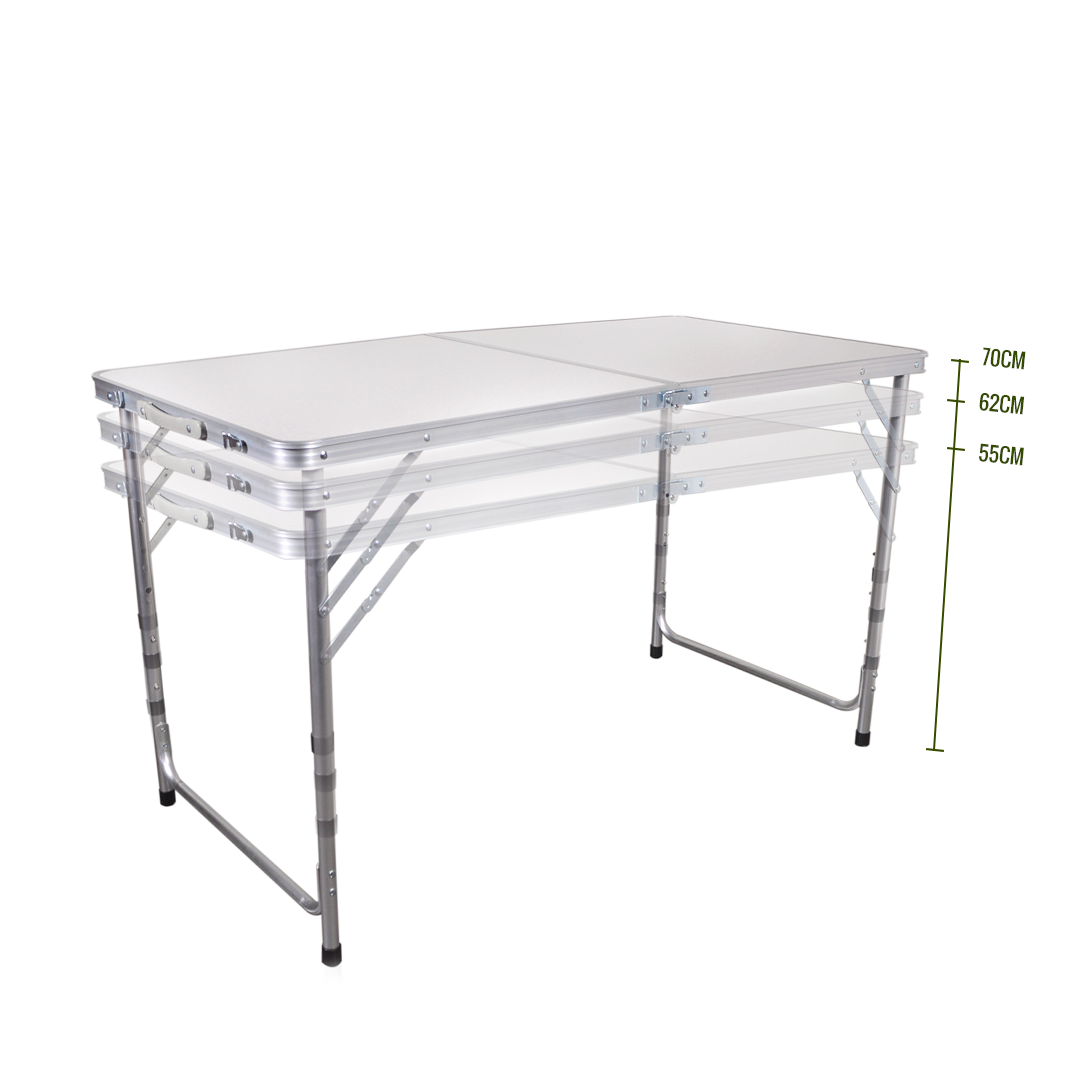 TroniTechnik TroniTechnik® Gartentisch Tisch klappbar 120x60 cm Partytisch Klapptisch,klappbar,Tragegriff