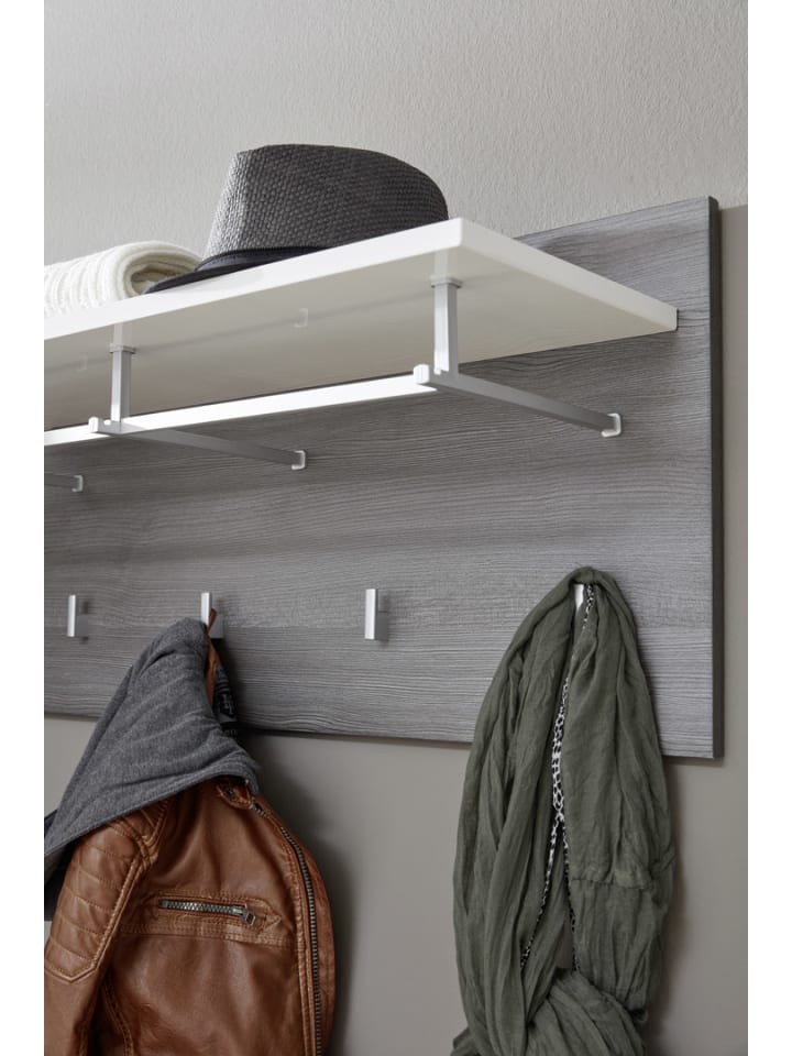 ebuy24 Garderobe Paneel LineGD Weiß 80 x 28 cm günstig kaufen onesize