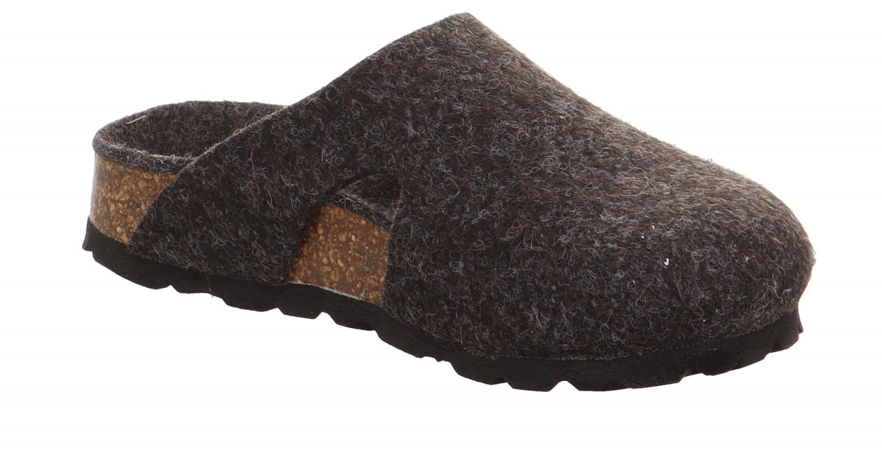 FUSSBETTPANTOFFEL - Grau Clog mit Einschlupf