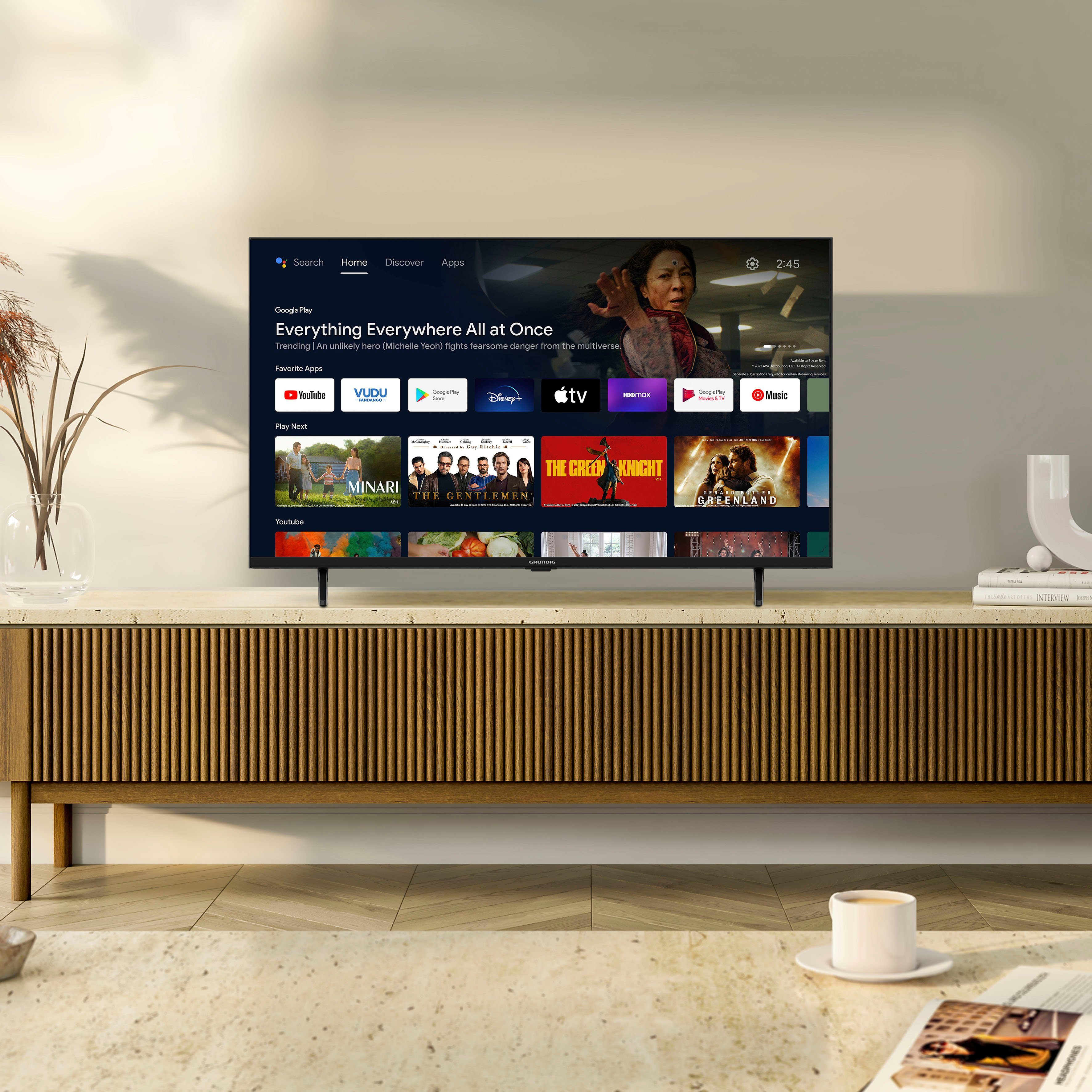 Grundig 40 VOE 631 BR1T00 LED-Fernseher (100 cm/40 Zoll, Full HD, Android TV, Smart-TV)