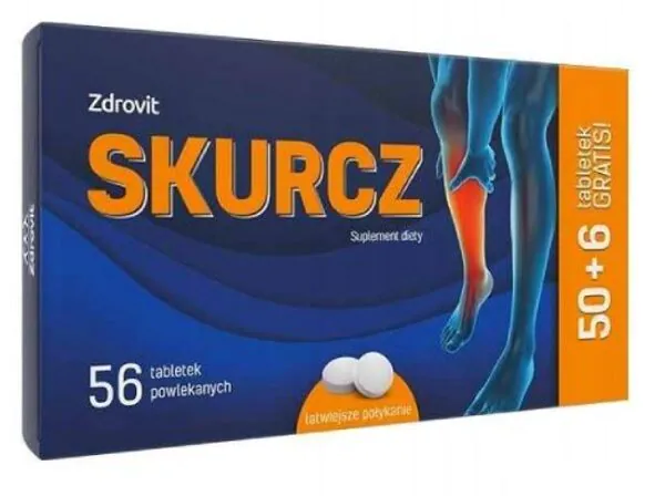 Zdrovit Skurcz, preparat koji podržava funkciju mišića, tablete