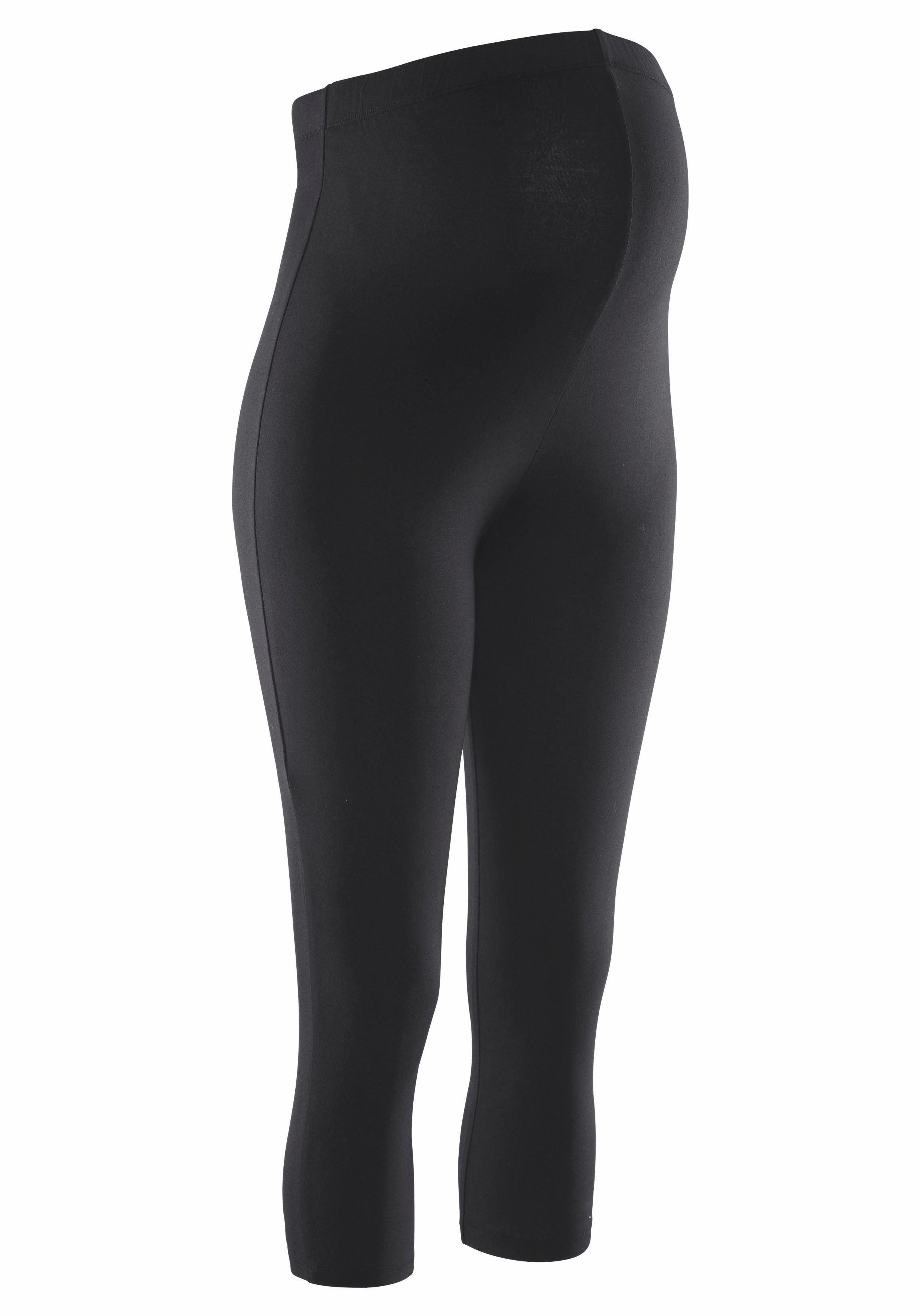 Neun Monate Umstandsleggings (Packung, 2-tlg) in Caprilänge