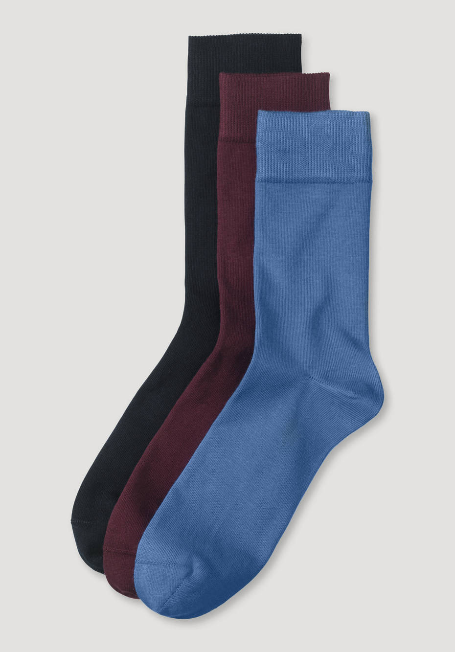 Herren Socken im 3er-Set aus Bio-Baumwolle