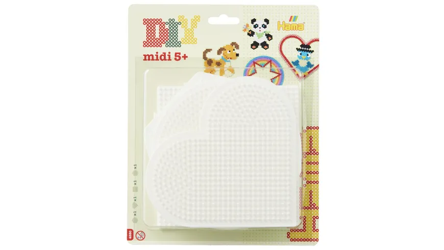 Hama - Bügelperlen Stiftplatten Große Blister-Packung, 4 Große Platten