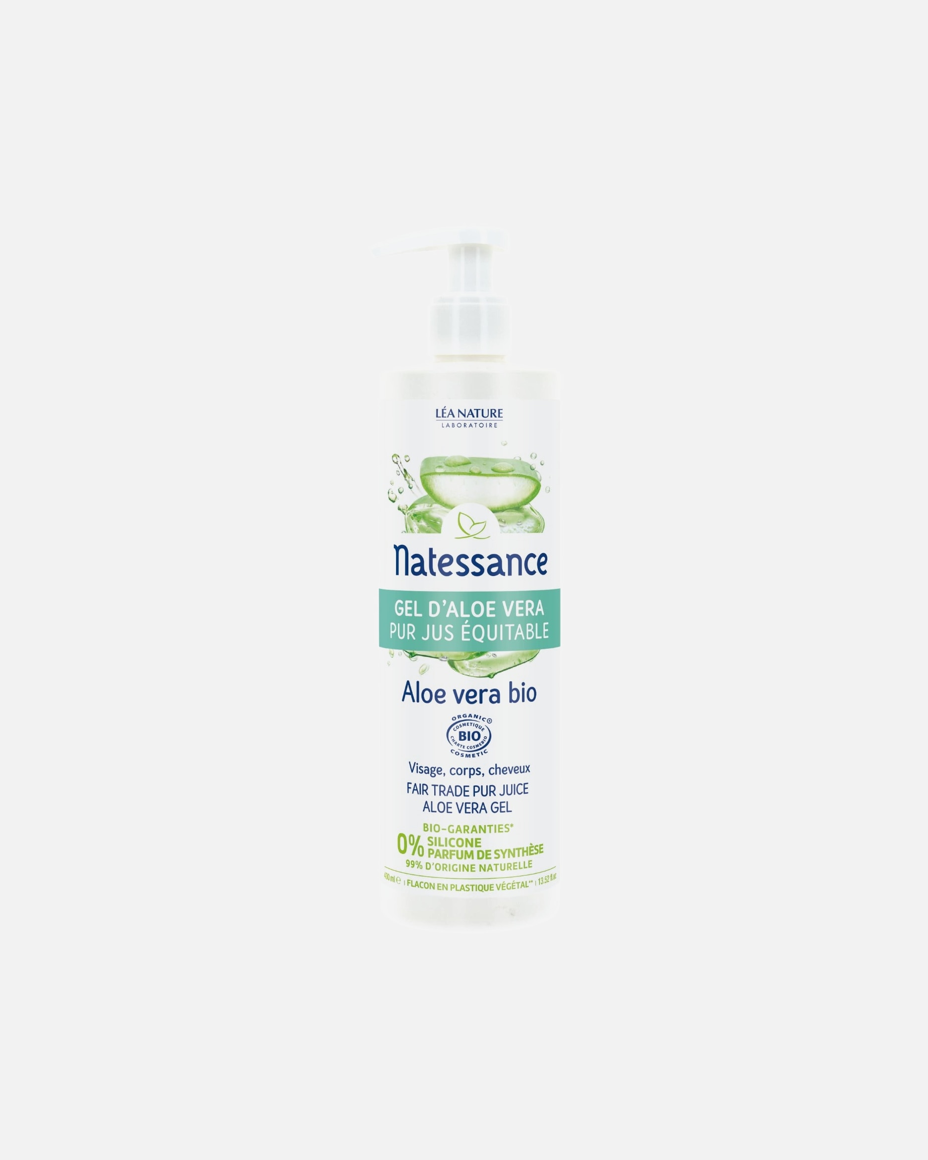 Natessance Aloe vera gel, čisti organski sok