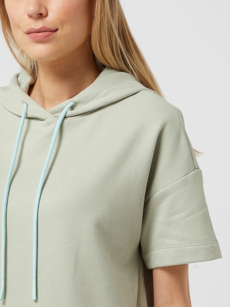 Sweatshirt mit kurzen Ärmeln in mint