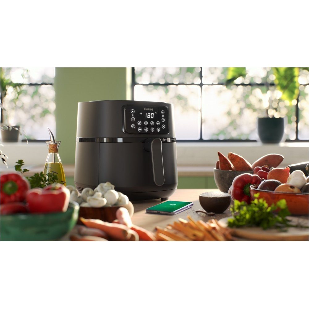 Philips Heißluftfritteuse HD9285/93 Connected Airfryer XXL - Heißluftfritteuse - schwarz