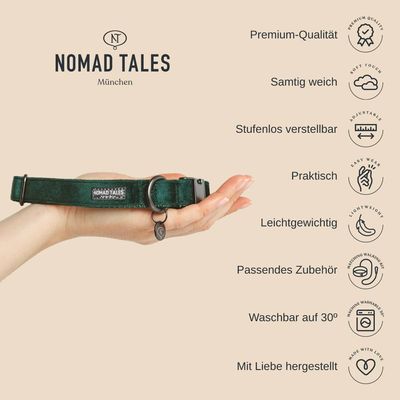 Nomad Tales Blush Halsband, ebony