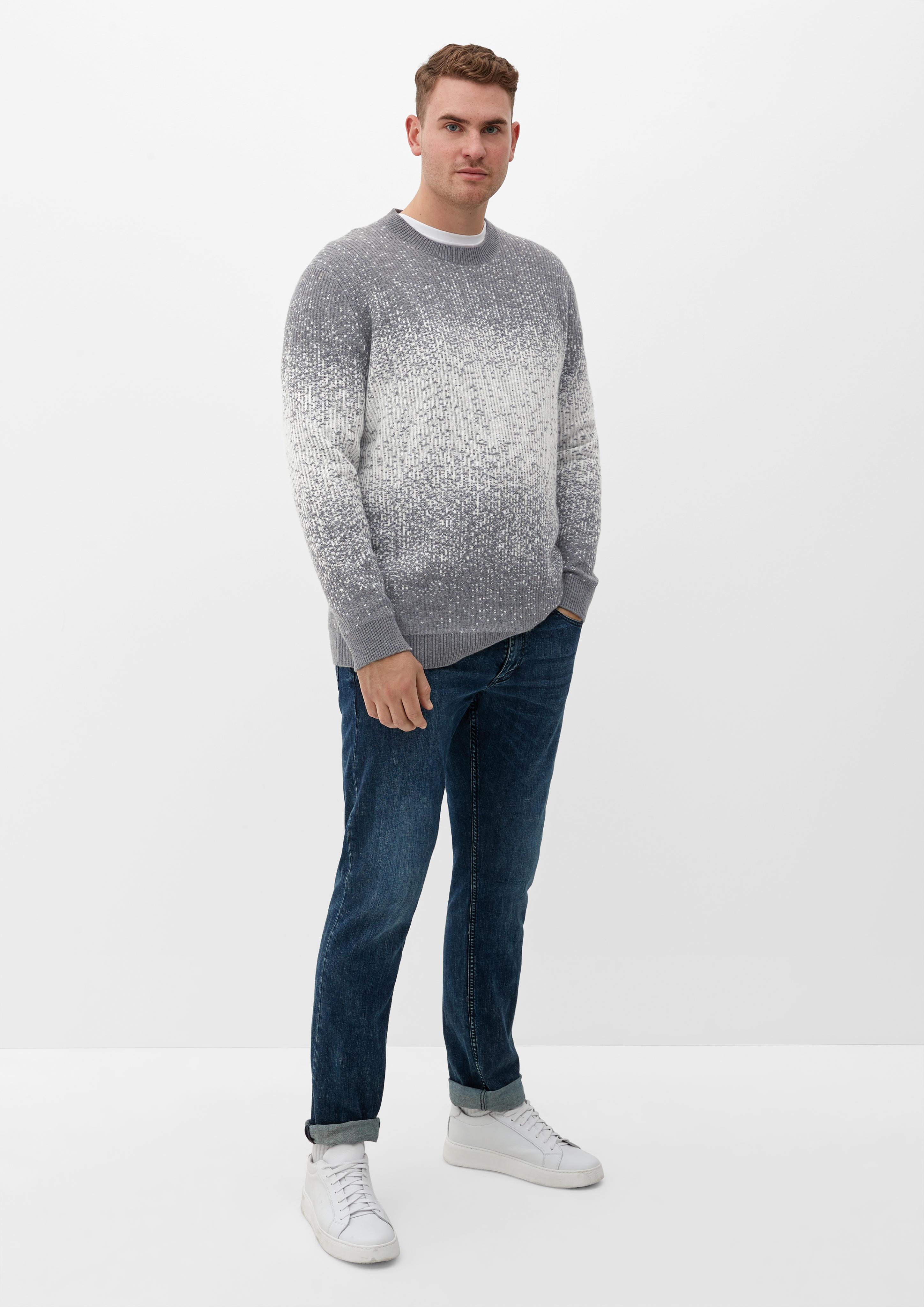 Strickpullover im Jacquard-Design  2128122-97X1