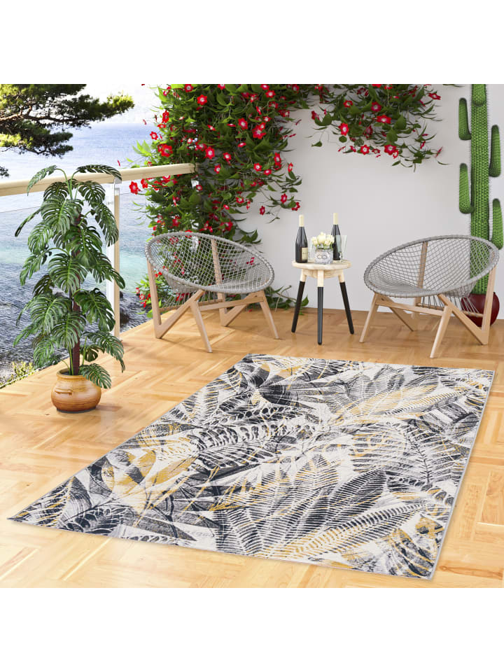 Pergamon In- und Outdoor Teppich Malibu in Anthrazit günstig kaufen