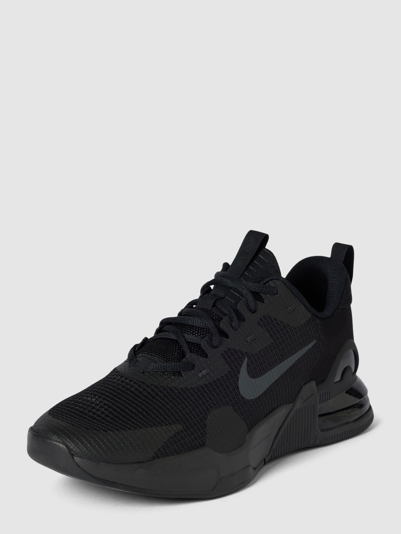 Sneaker mit Zugschlaufe Modell 'Air Max' in schwarz