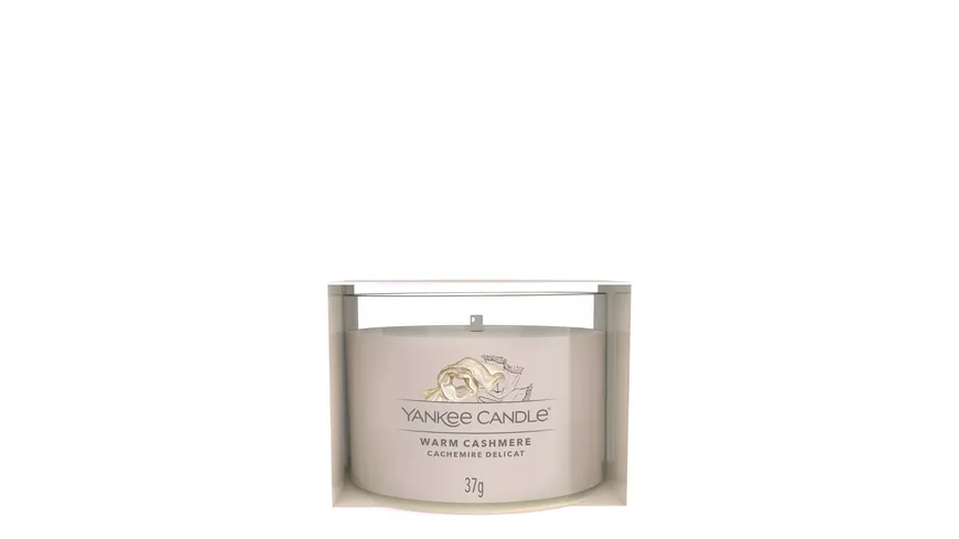 Yankee Candle Votivglas Warm Cashmere grau