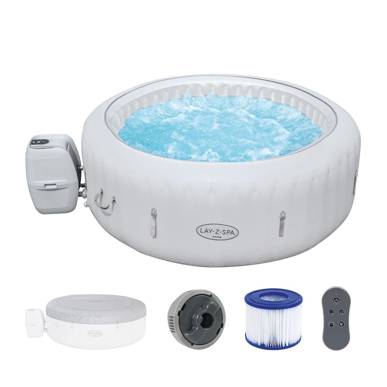 Bestway LAY-Z-SPALED-Whirlpool Paris AirJet™ Ø 196 x 66 cm, rund