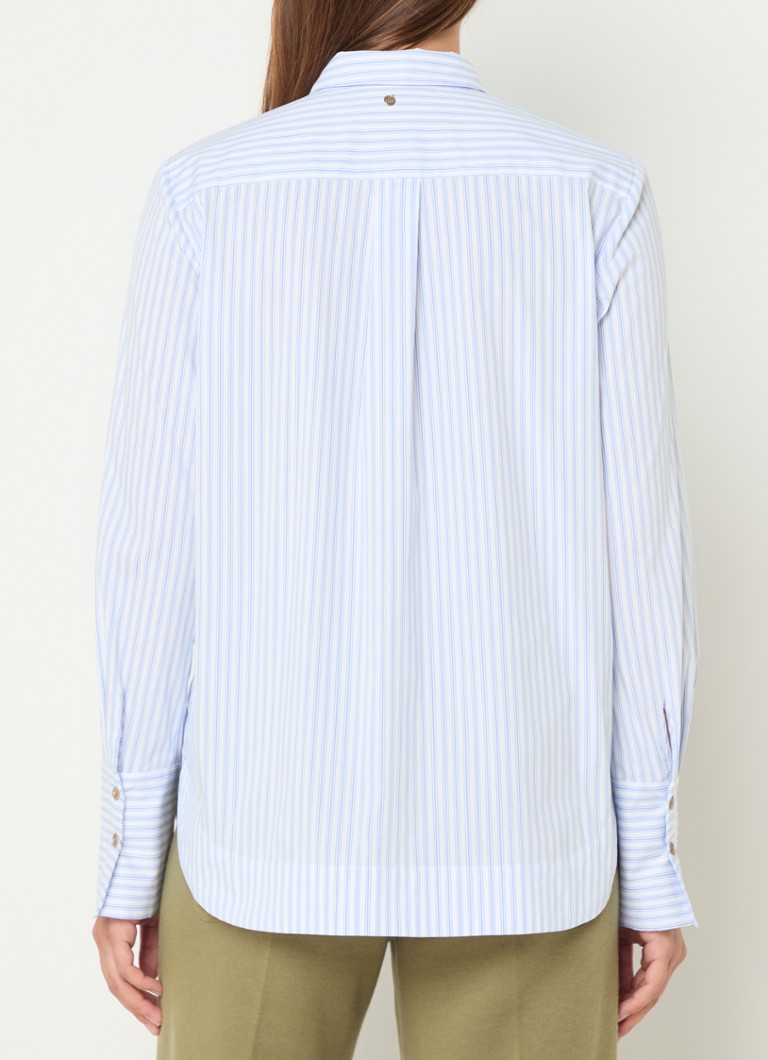 River Woods Blouse with stripe print