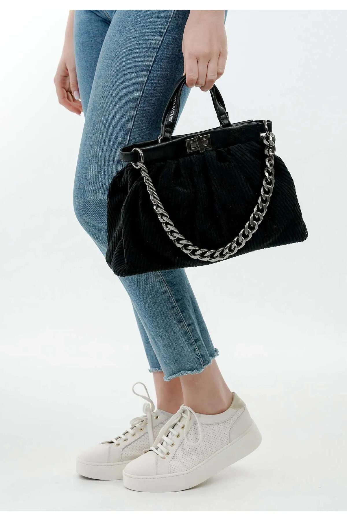 Emily & Noah  Handtasche - Schwarz - Unifarben