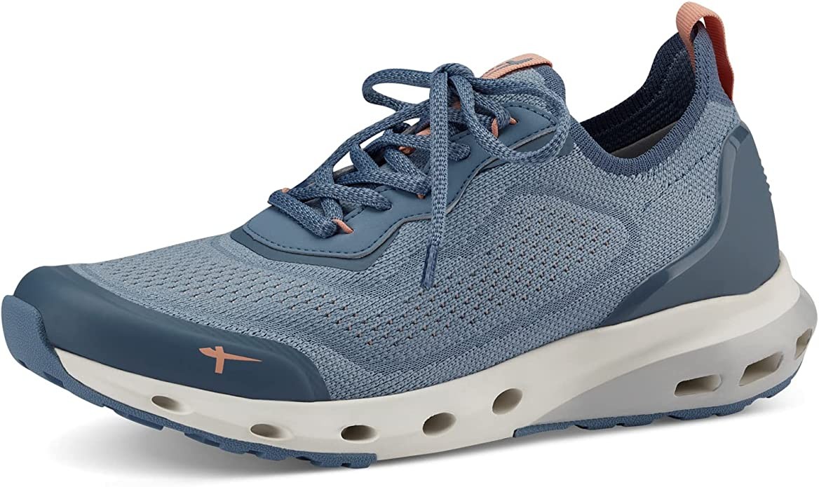 TAMARIS Freizeit Schnürer blau