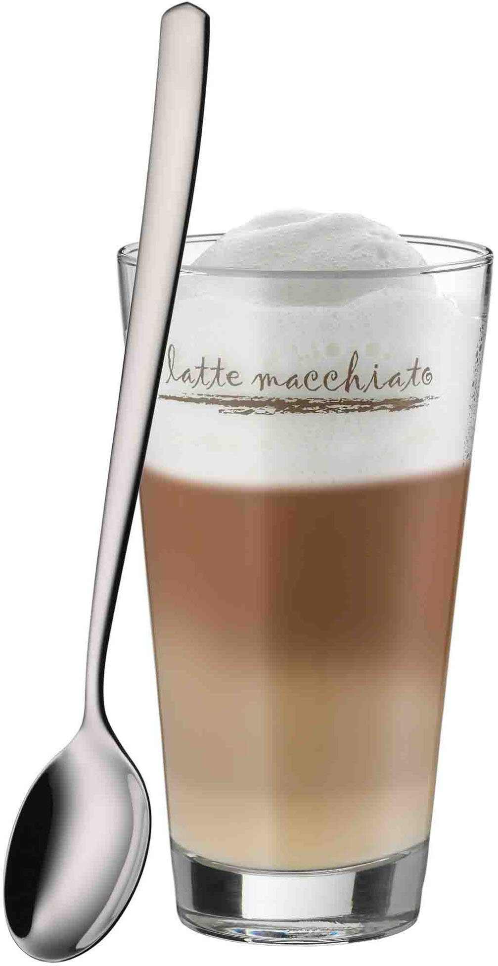 WMF Gläser-Set Clever&More, Cromargan® Edelstahl Rostfrei 18/10, Glas, Glas stapelbar, 12-teilig