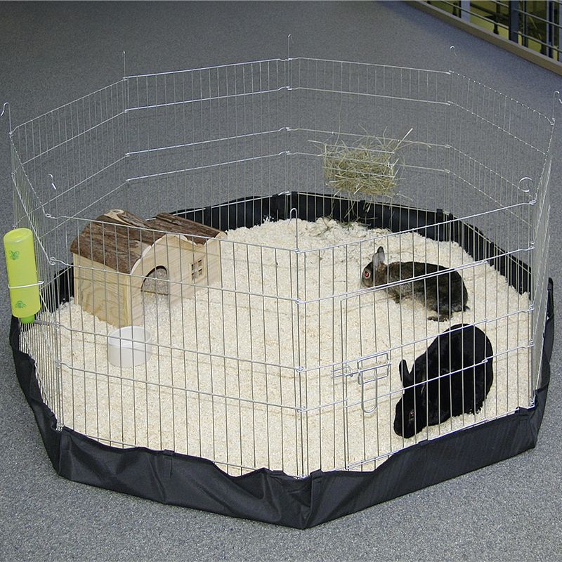 Kerbl Pet Freigehege 8eckig mit Sonnenschutz