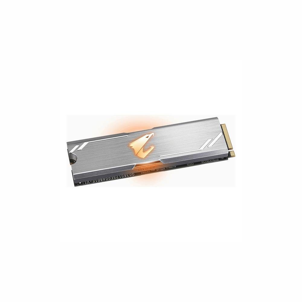 Gigabyte 512 GB Festplatte Gigabyte Aorus RGB SSD m2 interne Gaming-SSD