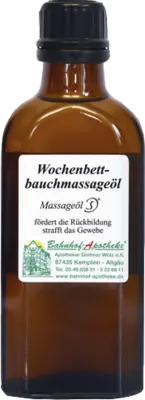 WOCHENBETTBAUCHMASSAGEÖL  100 ml  Öl