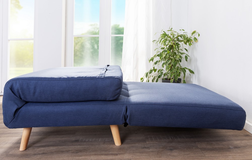 Trendstabil Schlafsessel inkl. Kissen 77 x 90 x 81 cm Blue Jeans